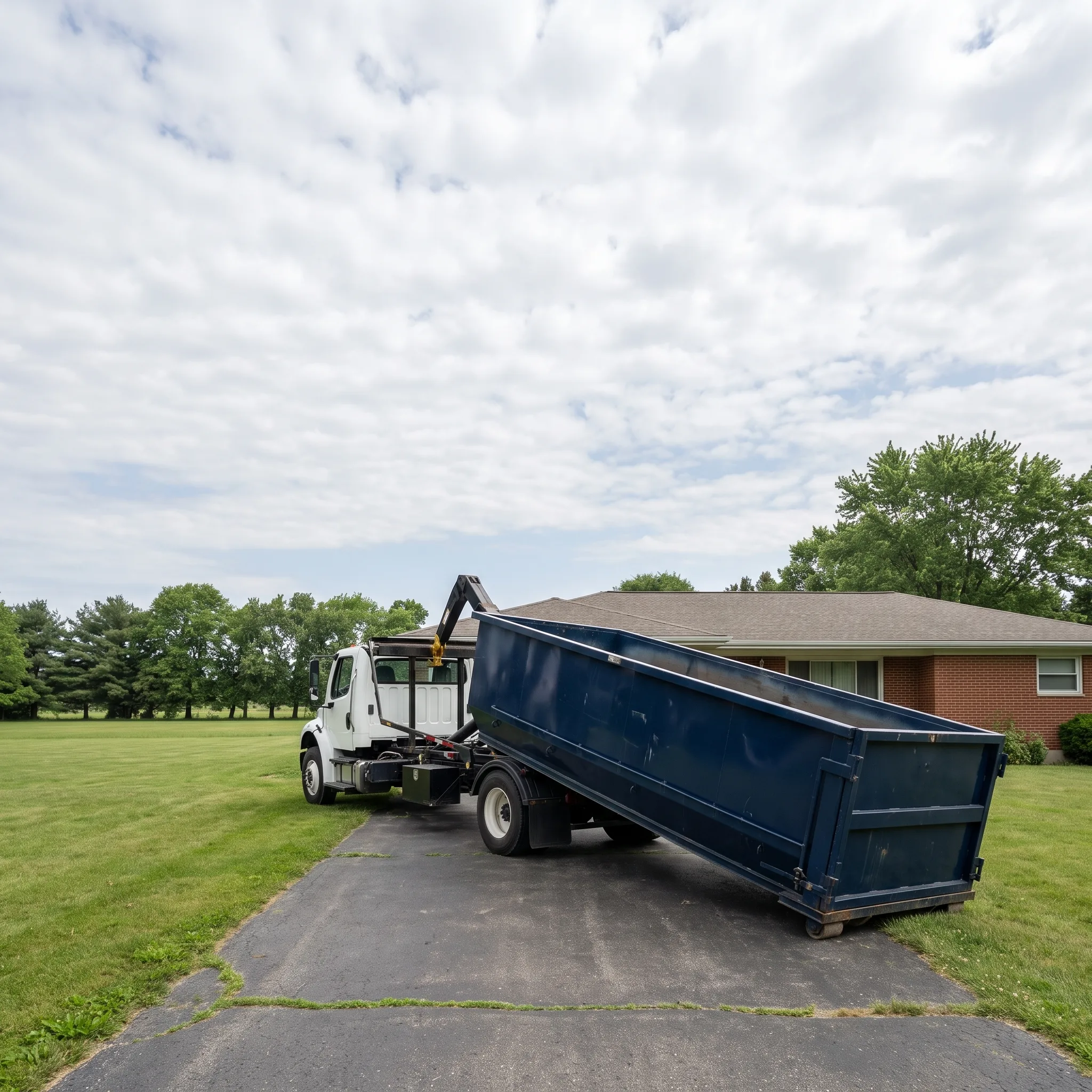 Roll-off dumpster delivery in Oklahoma